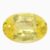 Natural yellow sapphire gemstone