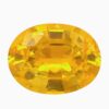 Natural yellow sapphire gemstone
