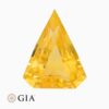 Natural yellow sapphire gemstone