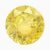 Natural yellow sapphire gemstone