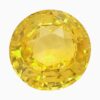 Natural yellow sapphire gemstone