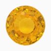 Natural orangy yellow sapphire gemstone