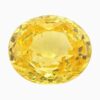 Natural yellow sapphire gemstone