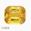 Natural yellow sapphire gemstone