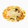 Natural yellow topaz gemstone