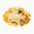Natural yellow topaz gemstone