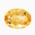Natural yellow topaz gemstone