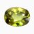 Natural yellowish green sphene gemstone