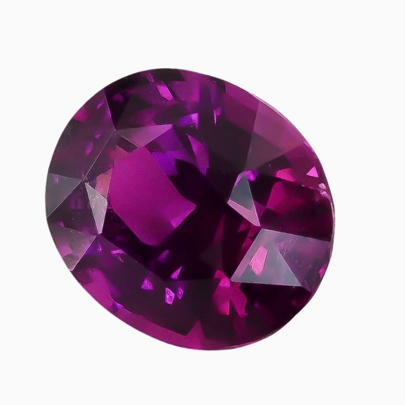 natural neon purple garnet 3 07