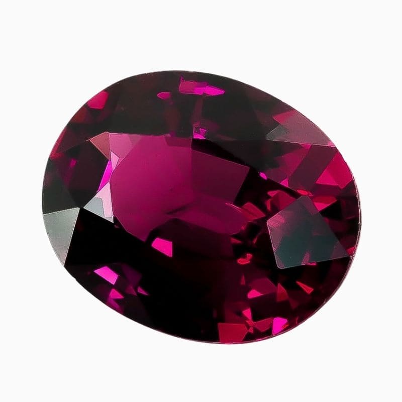 natural neon purple garnet 3 42 carats