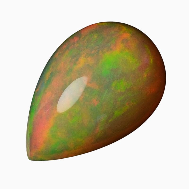 Natural Brazilian opal gemstone
