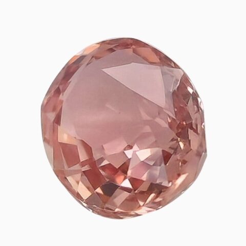 Natural padparadscha sapphire gemstone