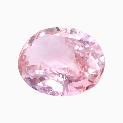 Natural padparadscha sapphire gemstone