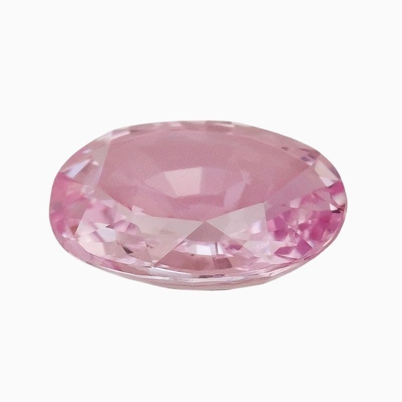 Natural padparadscha sapphire gemstone