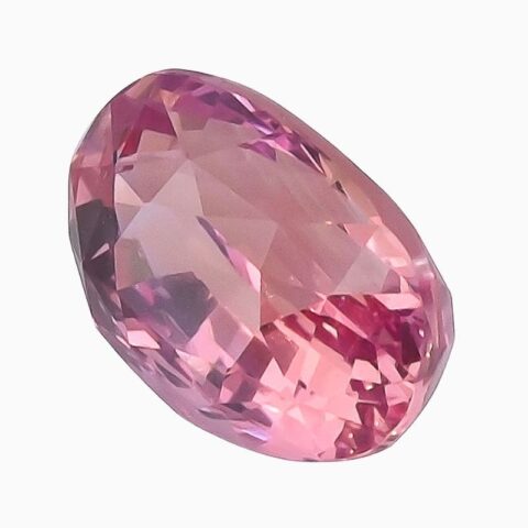 Natural padparadscha sapphire gemstone