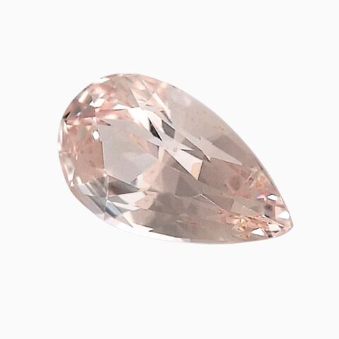 Natural peach sapphire gemstone
