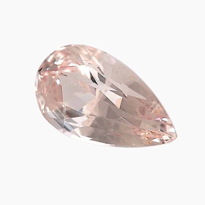 Natural peach sapphire gemstone