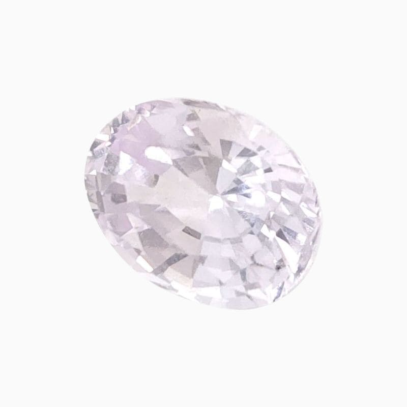 Natural peach sapphire gemstone