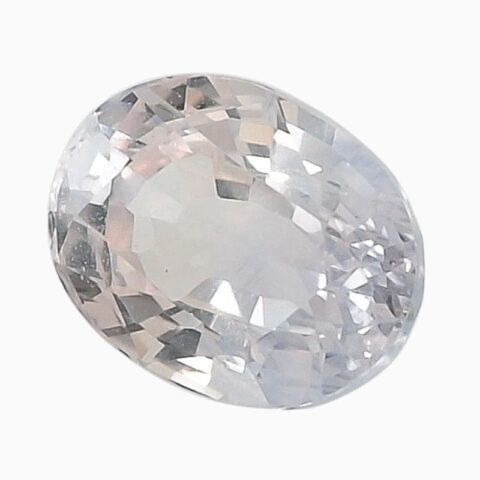 Natural peach sapphire gemstone