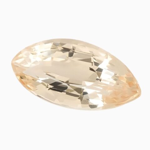 Natural peach sapphire gemstone