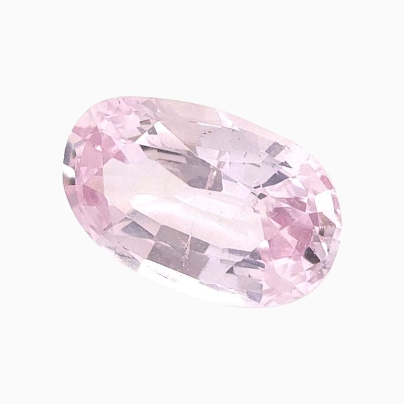 Natural peach sapphire gemstone
