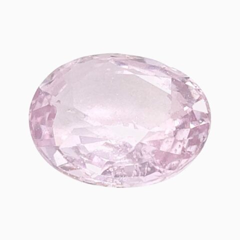 Natural peach sapphire gemstone