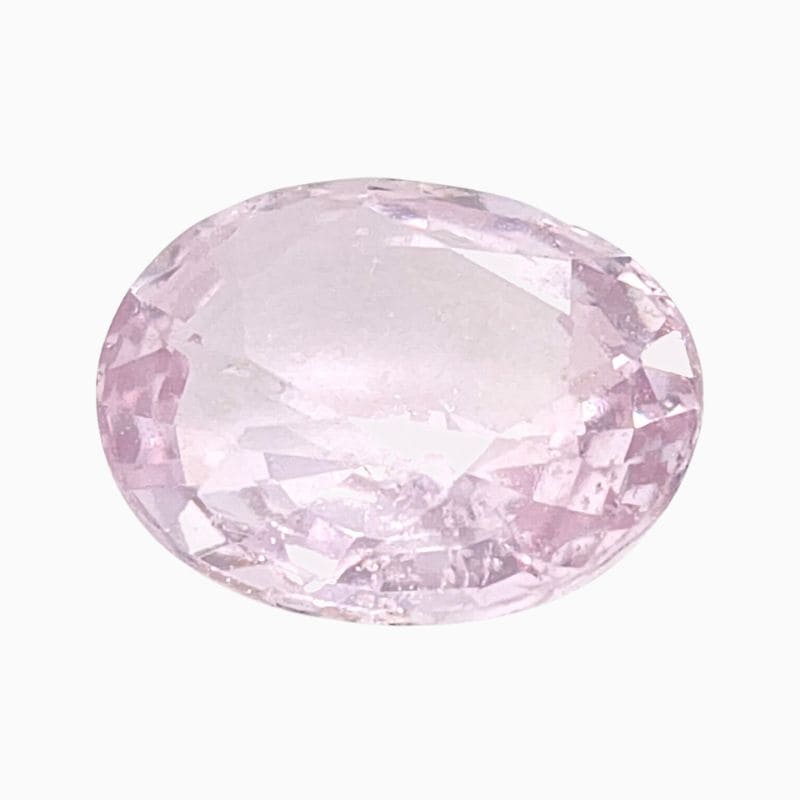 Natural peach sapphire gemstone