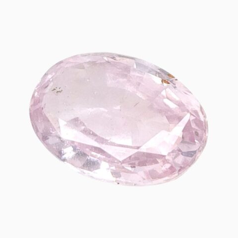 Natural peach sapphire gemstone