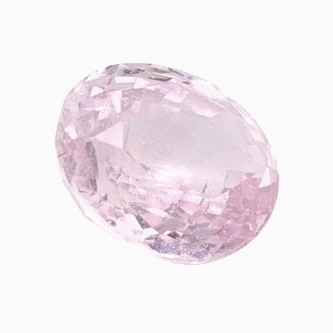 Natural peach sapphire gemstone