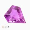 Natural unheated pink-purple sapphire gemstone