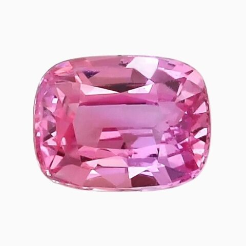 Natural pink sapphire gemstone