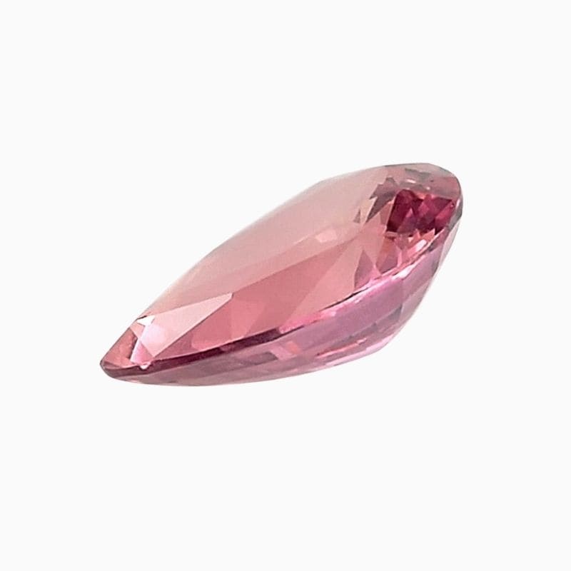 Natural pink sapphire gemstone
