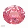 Natural pink sapphire gemstone