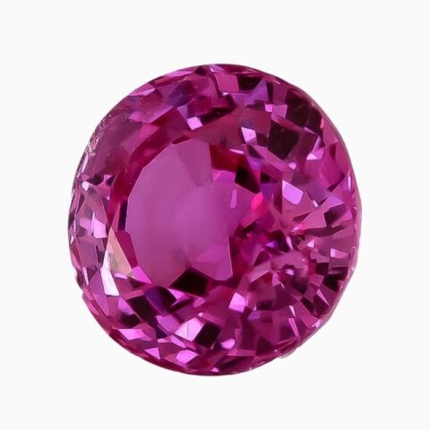 Natural pink sapphire gemstone