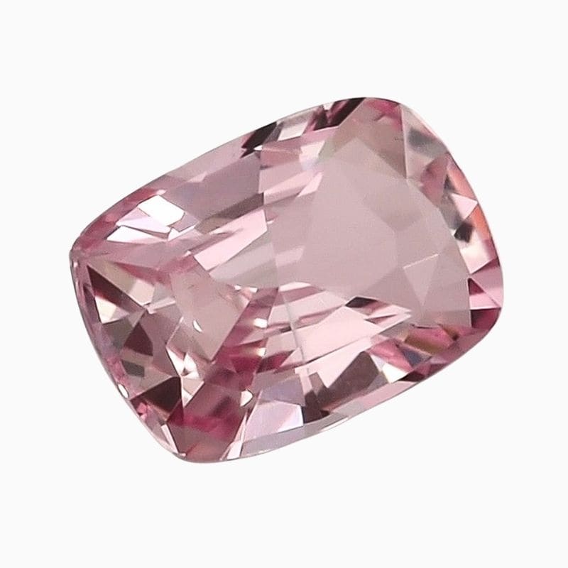 Natural pink sapphire gemstone