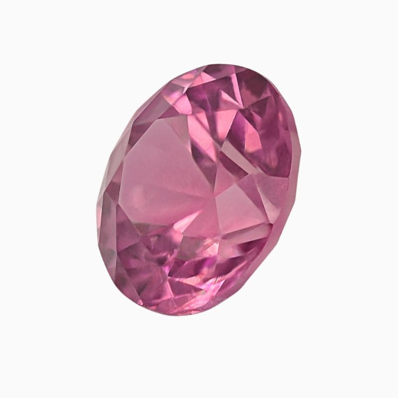 Natural pink sapphire gemstone