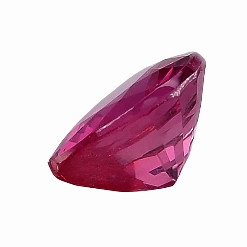 Natural pink sapphire gemstone