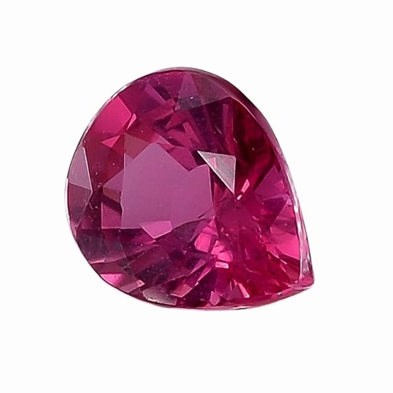 Natural pink sapphire gemstone