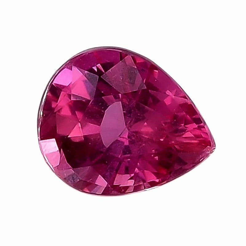 Natural pink sapphire gemstone