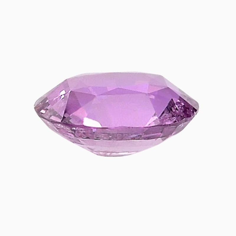 Natural pink sapphire gemstone