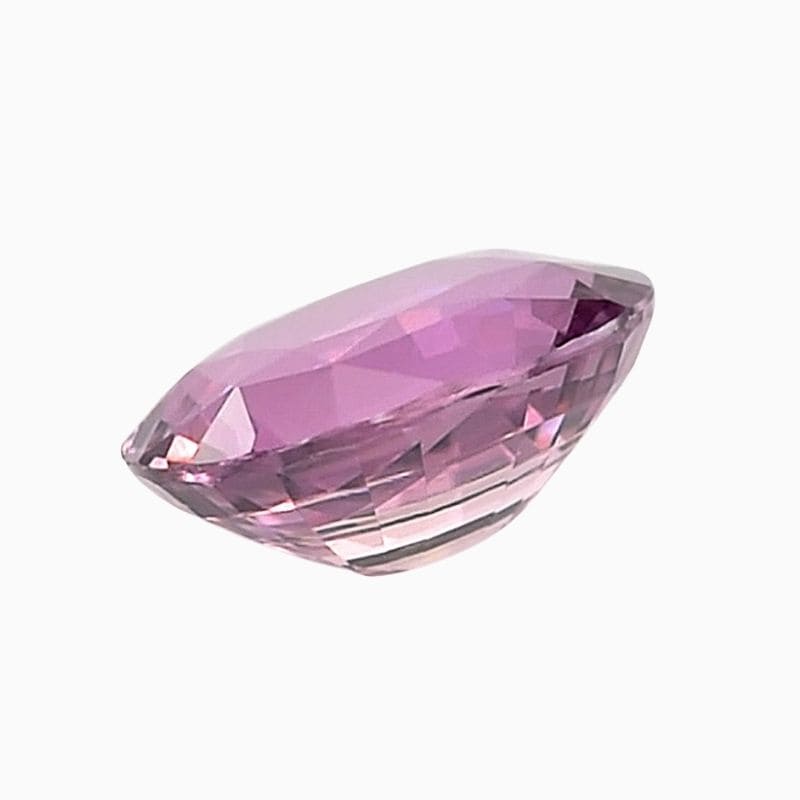 Natural pink sapphire gemstone