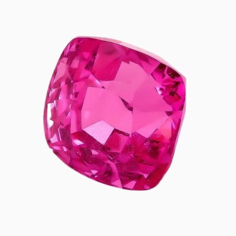 Natural pink sapphire gemstone