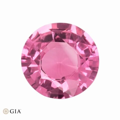 Natural unheated pink sapphire gemstone