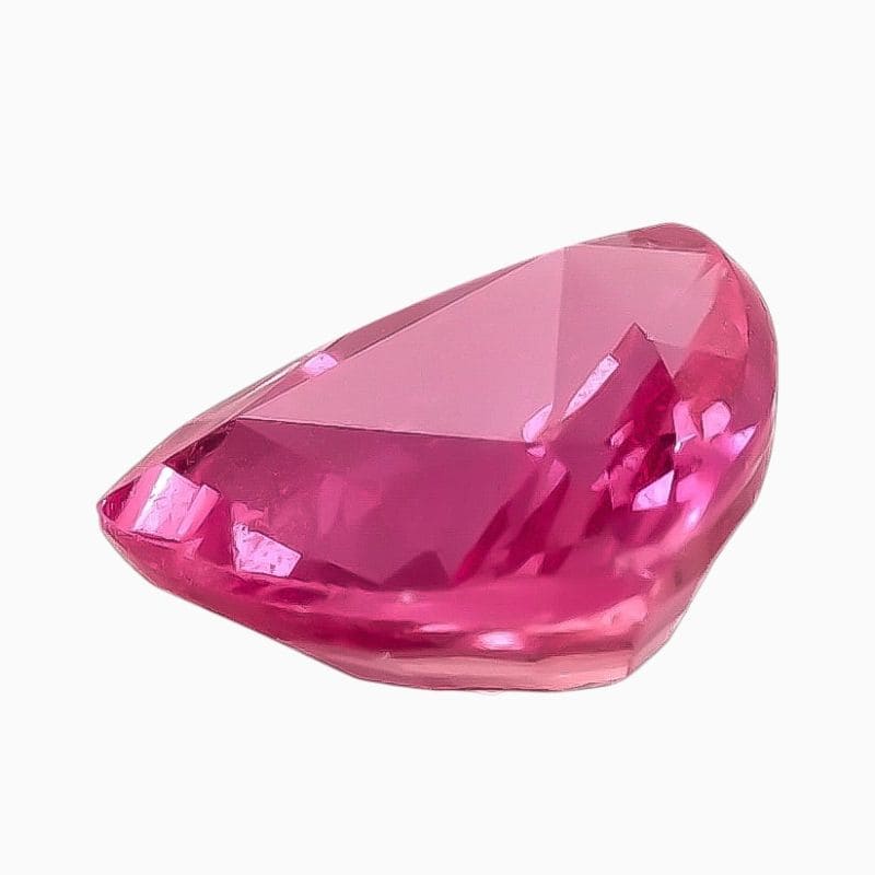Natural pink sapphire gemstone