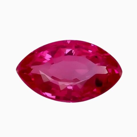 Natural pink sapphire gemstone