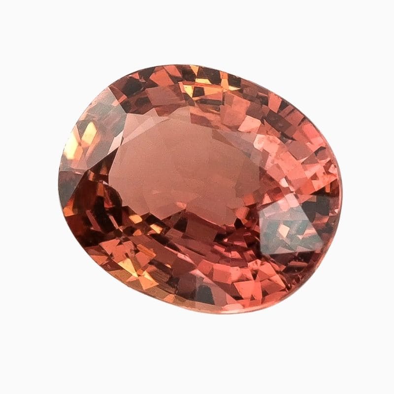 Natural pink sapphire gemstone
