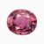 Natural pink sapphire gemstone