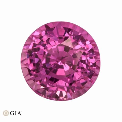 Natural unheated pink sapphire gemstone