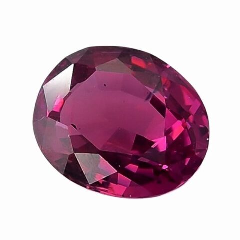 Natural pink sapphire gemstone