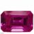 Natural pink sapphire gemstone
